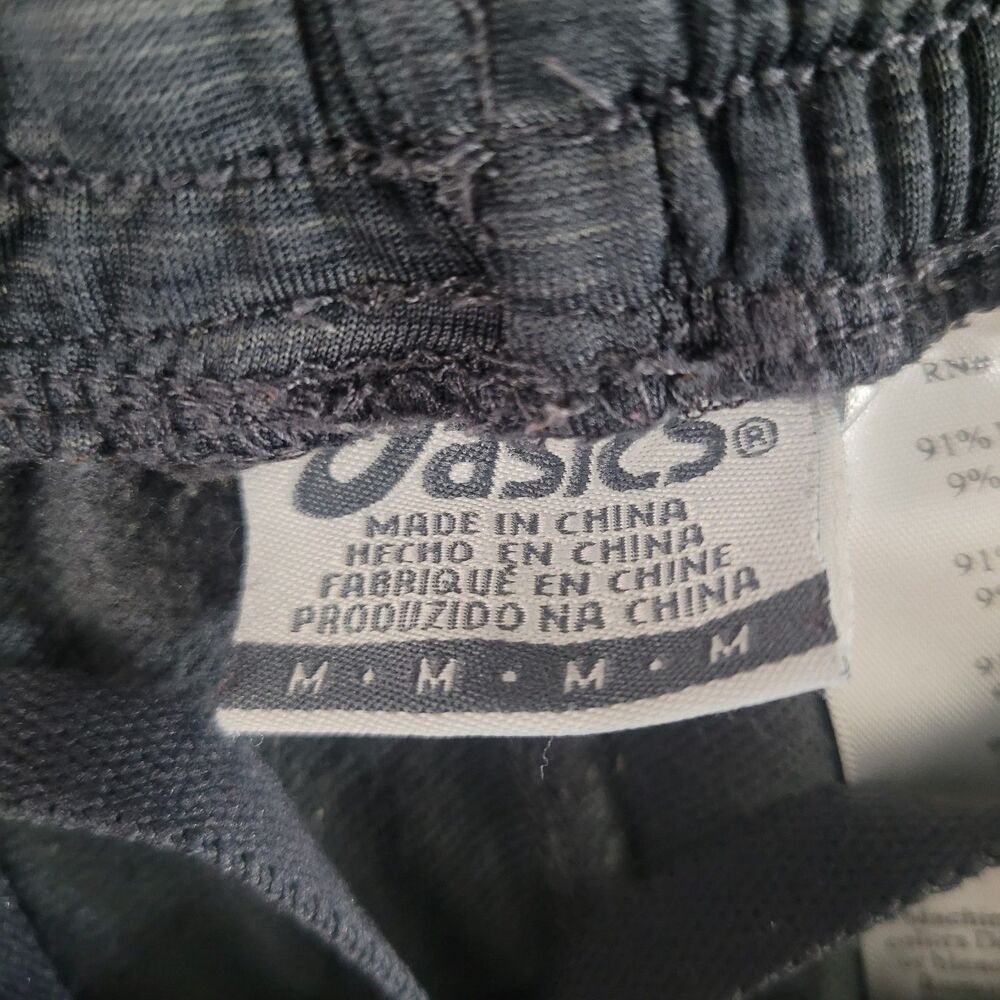 ASICS Men’s Medium Dark Gray Heather Athletic Shorts Zip Pocket - Picture 5 of 6